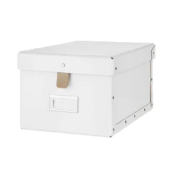 Box Lasche Breit Weiß