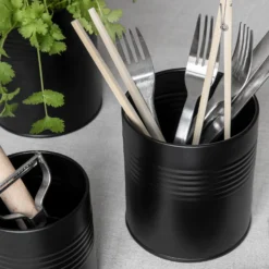 Dose Konserve Medium Schwarz -Günstig Haushaltsgegenstände 300486 17465 scaled