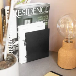 Buchstütze Metall Schwarz -Günstig Haushaltsgegenstände 300562 20654 scaled