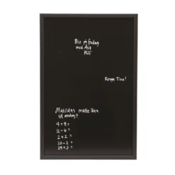 Schreibtafel 40x60cm Schwarz