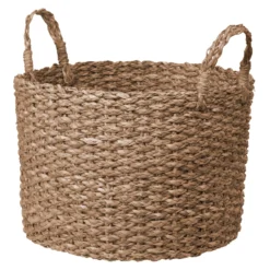 Korb Abaca Rund Griff Groß