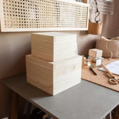 Box Holz Deckel Mittel -Günstig Haushaltsgegenstände 301635 20931 scaled