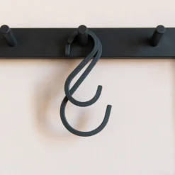 S-Haken Eisen 10 Cm Schwarz -Günstig Haushaltsgegenstände 371437 20651 scaled