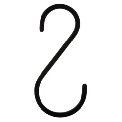 S-Haken Eisen 10 Cm Schwarz