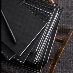 Notizblock A4 Liniert Graphit -Günstig Haushaltsgegenstände 371797 12555 scaled