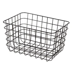 Korb Draht Klein Schwarz