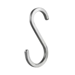 S-Haken Stahl 10 Cm Silber