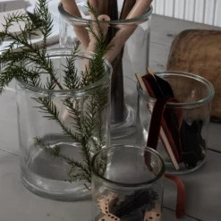 Vase Glas Ø10cm -Günstig Haushaltsgegenstände 373207 15788 scaled