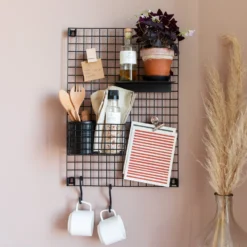 Regal Haken Schwarz -Günstig Haushaltsgegenstände 373536 20947 scaled