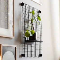 Regal Haken Schwarz -Günstig Haushaltsgegenstände 373536 21324 scaled