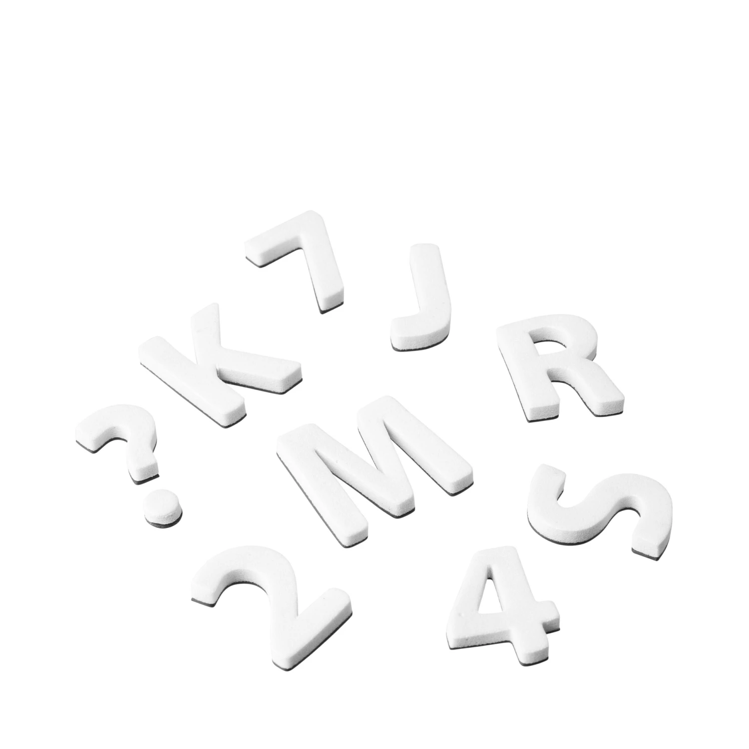 Magnetbuchstaben Weiß 1 Magnetbuchstaben Weiß