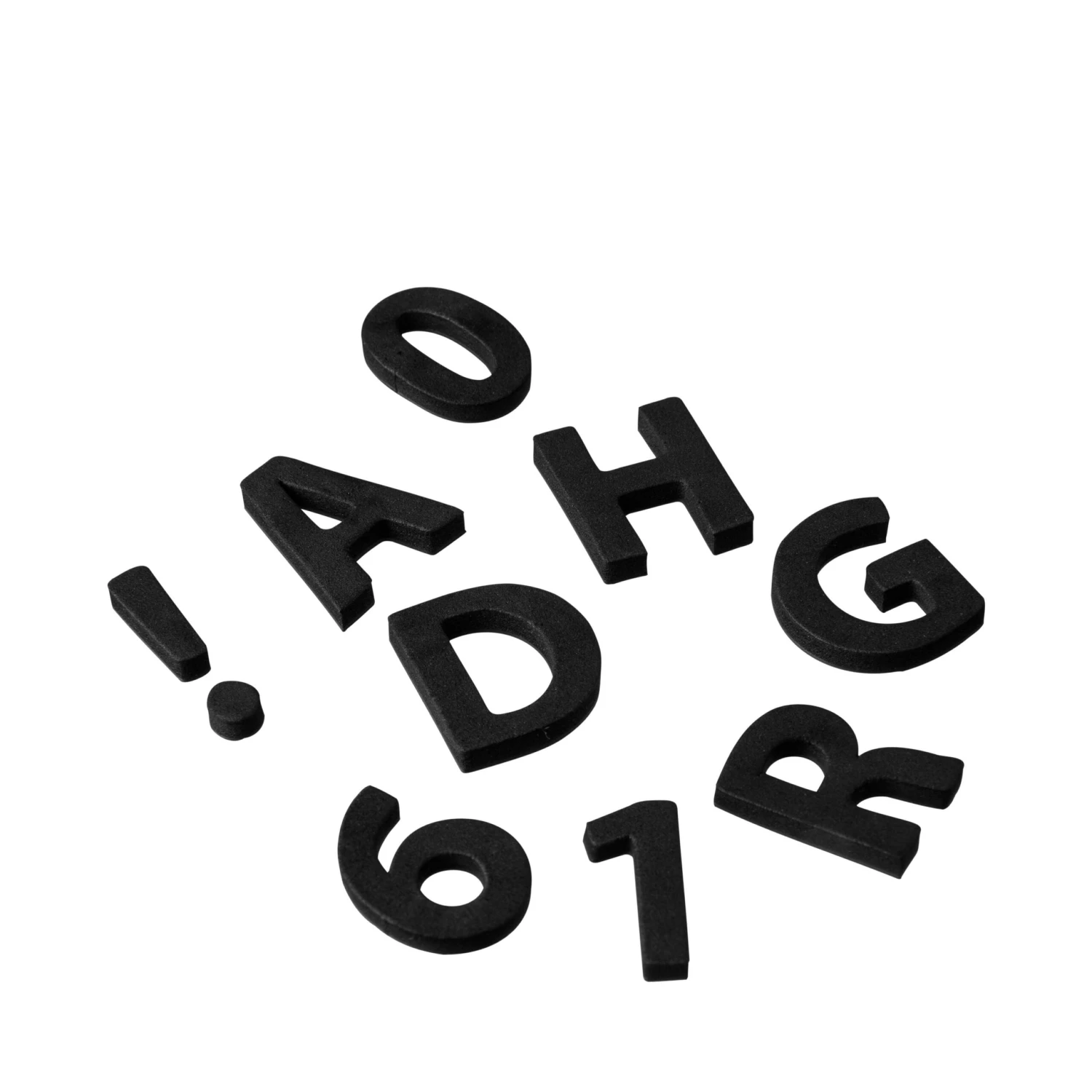 Magnetbuchstaben Schwarz 2 Magnetbuchstaben Schwarz – Bild 2