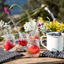 Strohhalm Glas 4er-Pack -Günstig Haushaltsgegenstände 375179 16764 3 scaled