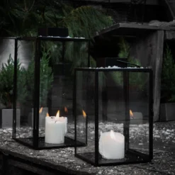 Laterne Metall Schwarz Groß -Günstig Haushaltsgegenstände 375212 17631 3 scaled