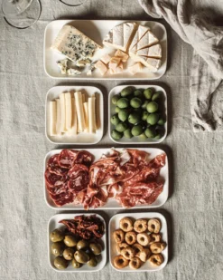 Plate Tapas Sqare 4-p -Günstig Haushaltsgegenstände 375236 38276