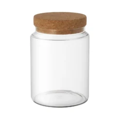 Glasgefäß Korkdeckel Groß