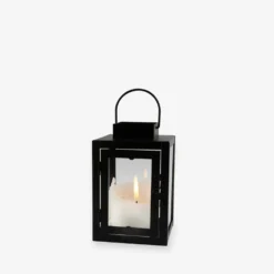 Laterne Metall Klein Schwarz -Günstig Haushaltsgegenstände 375586 19636 3 scaled