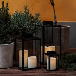 Laterne Metall Klein Schwarz -Günstig Haushaltsgegenstände 375586 30886 scaled