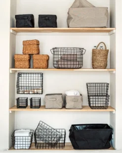 Korb Faltbar Klein Schwarz -Günstig Haushaltsgegenstände 376222 37632 scaled