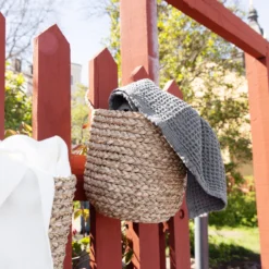 Wandkorb Rund Seegras Groß -Günstig Haushaltsgegenstände 376230 20328 4 scaled