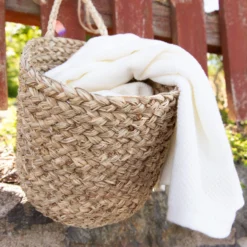 Wandkorb Rund Seegras Groß -Günstig Haushaltsgegenstände 376230 20329 4 scaled