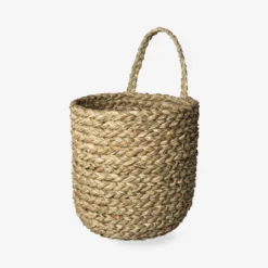 Wandkorb Rund Seegras Groß