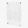 Aufbewahrungstafel Gitternetz 60 X 42 Cm Chrom