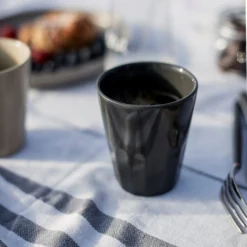 Becher Porzellan Grau -Günstig Haushaltsgegenstände 400488 27114 scaled