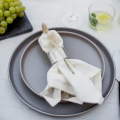 Teller Bruno Steingut 28 Cm Grau -Günstig Haushaltsgegenstände 400585 25689 scaled