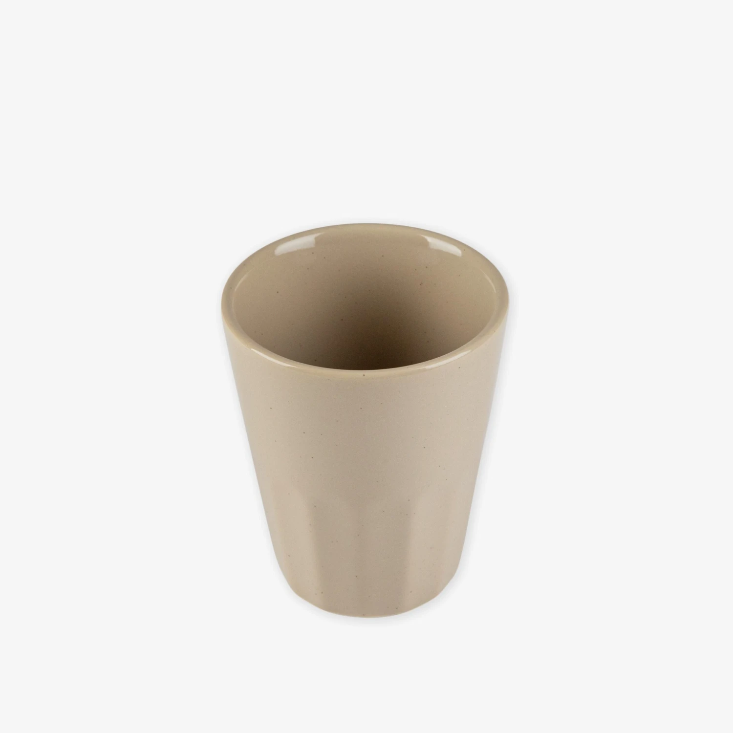 Becher Porzellan Sandbeige 2 Becher Porzellan Sandbeige – Bild 2