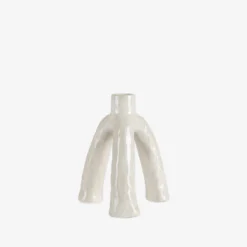 Kerzenleuchter High Flow Warmgrau