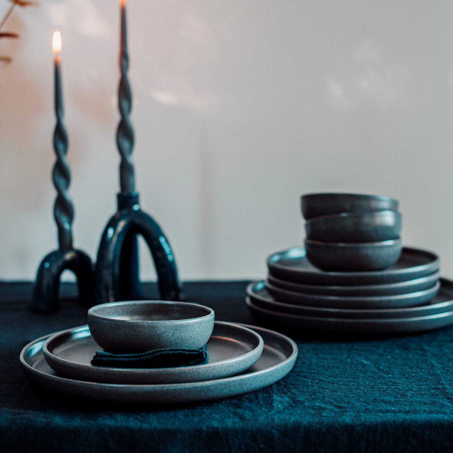 Schüssel Bruno Steingut 22 Cm Dunkelgrau 6 Schüssel Bruno Steingut 22 Cm Dunkelgrau – Bild 6