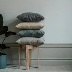 Kissen Leinen-Mix 50 X 50 Grau -Günstig Haushaltsgegenstände 401367 31409 scaled