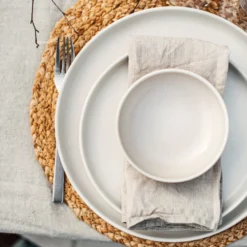 Teller Bruno Steingut 22 Cm Creme -Günstig Haushaltsgegenstände 401458 33790 scaled