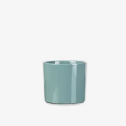 Pot Glazed 13cm Eucalyptus