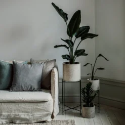 Pot Cement Terrazzo Ø27 Sand