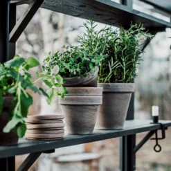 Blumentopf Terrakotta Grau Ø 18 Cm -Günstig Haushaltsgegenstände 401509 33560 scaled