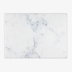 Schneidebrett Marmor Weiß