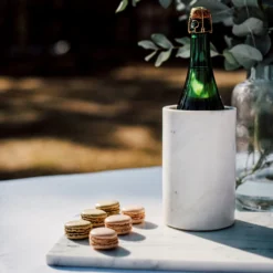 Wine Cooler/Utensil Holder Marble White -Günstig Haushaltsgegenstände 401570 34672 scaled