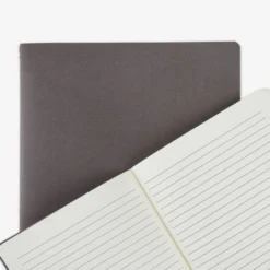 Notizblock Liniert A5 Dunkelgrau -Günstig Haushaltsgegenstände 401683 32514 scaled