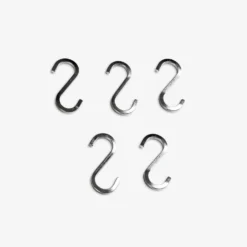 S-Haken Eisen 5 Cm 5er-Pack Chrom