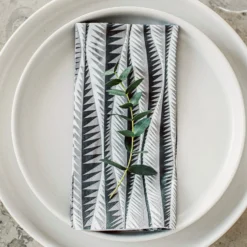 Serviette Stig Lindberg Korrugalion Grau -Günstig Haushaltsgegenstände 401879 34153 scaled