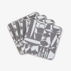 Untersetzer Stig Lindberg Wrap 4er-Pack Grau -Günstig Haushaltsgegenstände 401936 32963 scaled