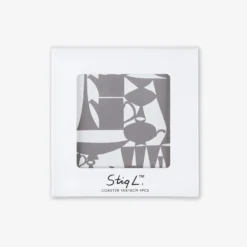 Untersetzer Stig Lindberg Wrap 4er-Pack Grau