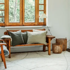 Kissen Leinen 50 X 70 Dunkel Khaki Grün -Günstig Haushaltsgegenstände 401962 35848 scaled