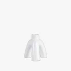 Kerzenleuchter Low Flow Weiß