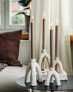 Kerzenleuchter Low Flow Warmgrau -Günstig Haushaltsgegenstände 402152 36424 scaled