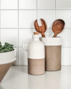 Öl- Und Essigflasche Steingut -Günstig Haushaltsgegenstände 402268 37916 scaled