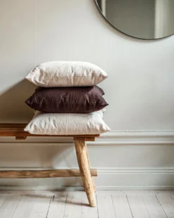 Cushion Linen Mix 50x50 Dark Brown -Günstig Haushaltsgegenstände 402546 37604 scaled