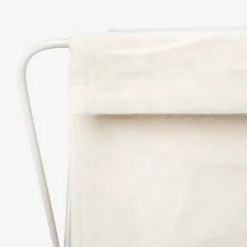 Wäschekorb Canvas/Metall Hellbeige -Günstig Haushaltsgegenstände 402550 37526 scaled